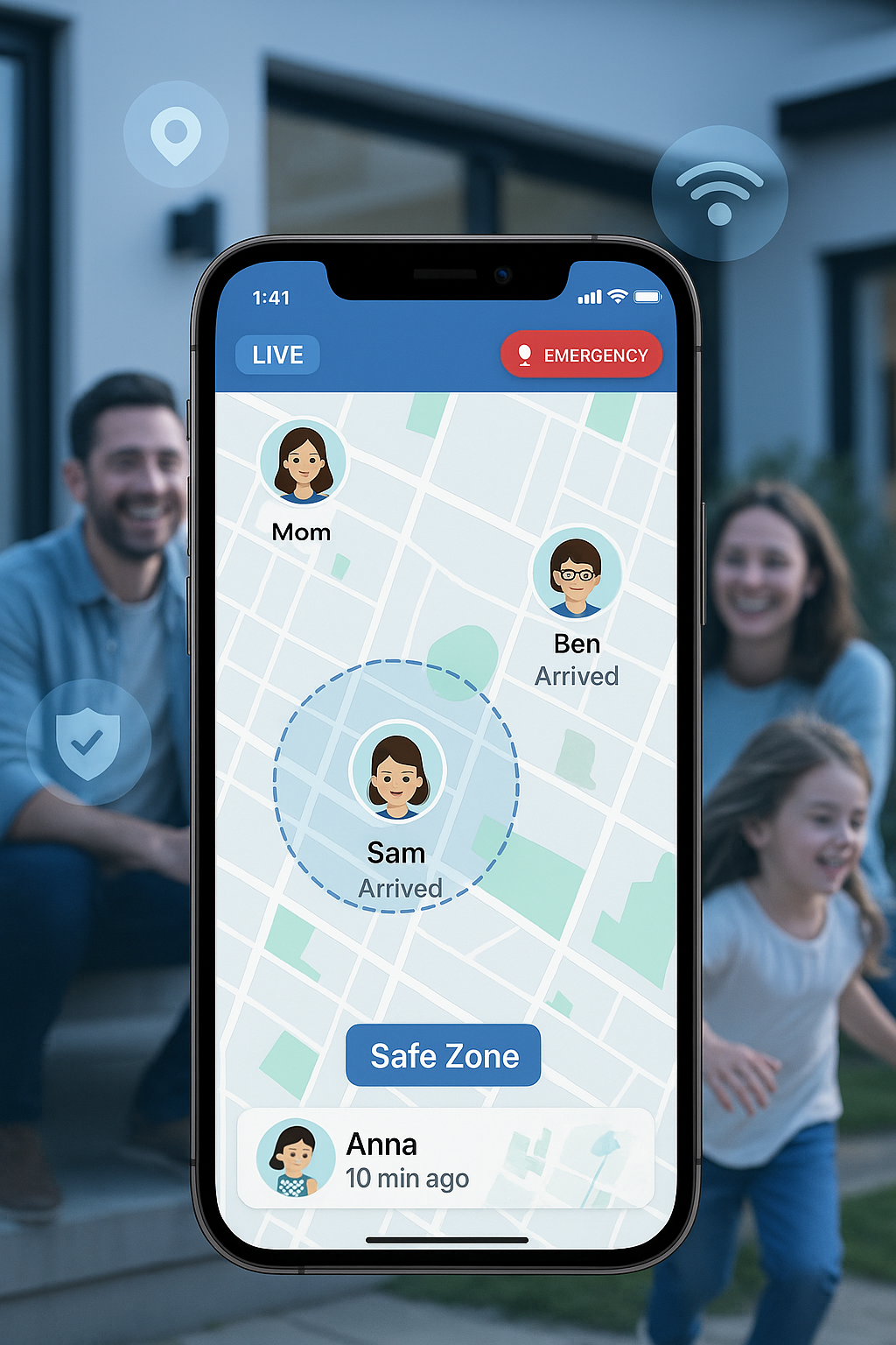 Privacy and security technology illustration